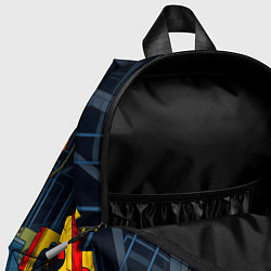 Детский рюкзак Ретро фантастика, цвет: 3D-принт — фото 2
