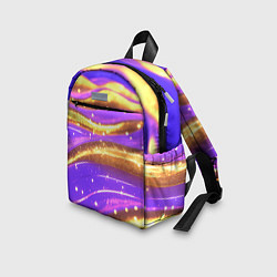 Детский рюкзак Блестящая волнистая текстура, цвет: 3D-принт — фото 2