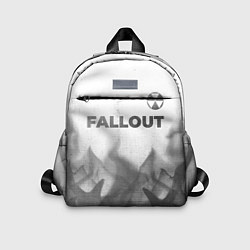 Детский рюкзак Fallout - white gradient посередине, цвет: 3D-принт