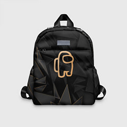 Детский рюкзак Among Us golden poly, цвет: 3D-принт