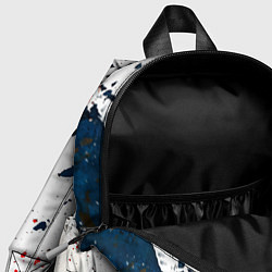 Детский рюкзак Борец айкидо на белом, цвет: 3D-принт — фото 2