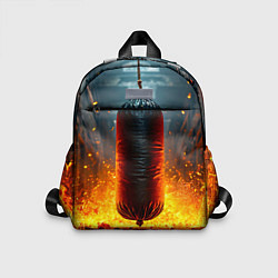 Детский рюкзак Боксерская груша в огне