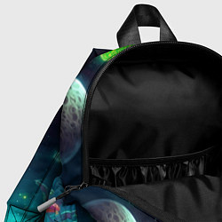 Детский рюкзак Рик и Морти на планете сказочных грибов, цвет: 3D-принт — фото 2