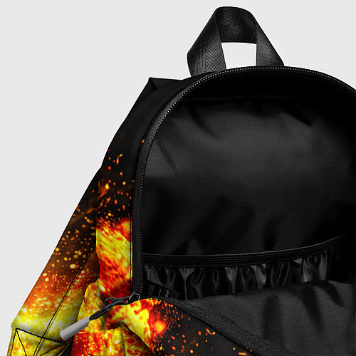 Детский рюкзак Боксер в огне / 3D-принт – фото 4