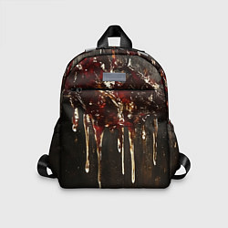 Детский рюкзак Стекающий мед - текстура, цвет: 3D-принт