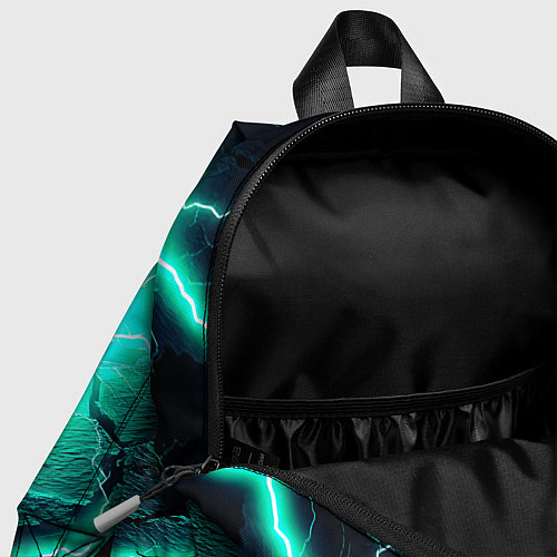 Детский рюкзак Color light blue black / 3D-принт – фото 4