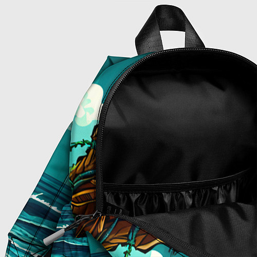 Детский рюкзак Sup-доска у берега океана / 3D-принт – фото 4