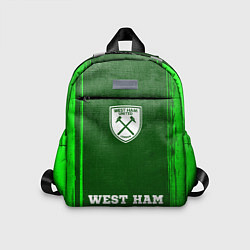 Детский рюкзак West Ham - green gradient по-центру