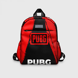 Детский рюкзак PUBG - red gradient по-центру