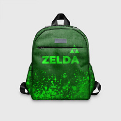 Детский рюкзак Zelda - green gradient посередине, цвет: 3D-принт