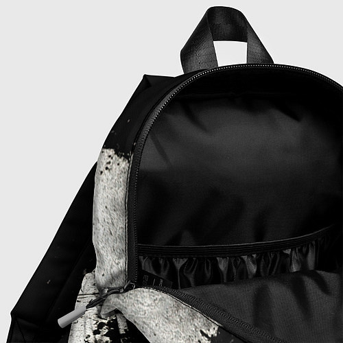 Детский рюкзак Самокат на черно-белом / 3D-принт – фото 4