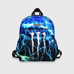 Детский рюкзак Monster energy electro, цвет: 3D-принт