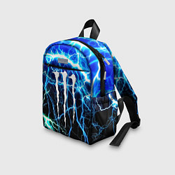 Детский рюкзак Monster energy electro, цвет: 3D-принт — фото 2