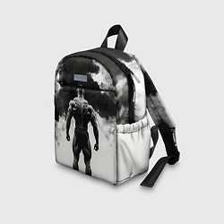 Детский рюкзак Бодибилдер и черный дым, цвет: 3D-принт — фото 2