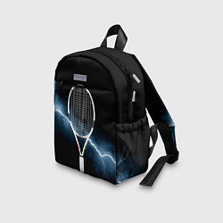Детский рюкзак Теннисная ракетка и молния, цвет: 3D-принт — фото 2