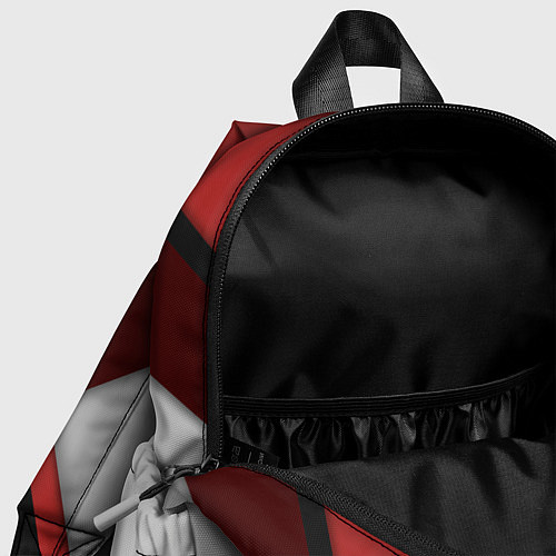 Детский рюкзак Color black red grey / 3D-принт – фото 4