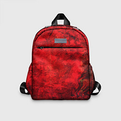 Детский рюкзак Абстракция - red shabby wall, цвет: 3D-принт
