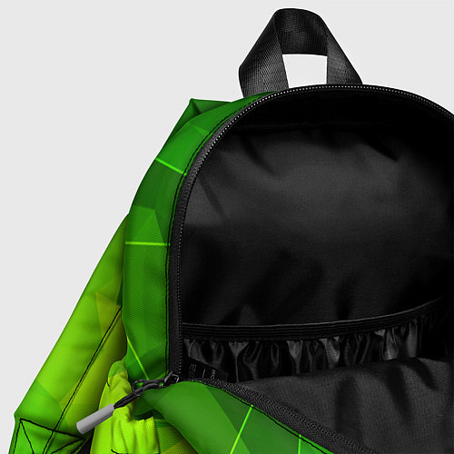 Детский рюкзак Yamaha green poly / 3D-принт – фото 4