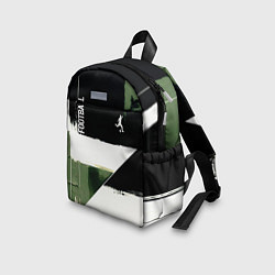 Детский рюкзак Футбол на фоне брызг красок, цвет: 3D-принт — фото 2