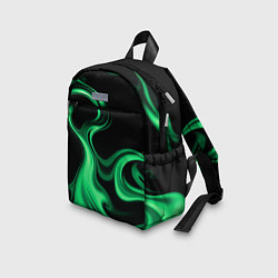Детский рюкзак Color green smoke, цвет: 3D-принт — фото 2