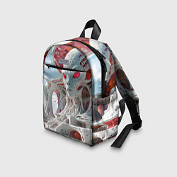 Детский рюкзак Инопланетный белый город, цвет: 3D-принт — фото 2