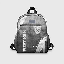 Детский рюкзак West Ham - grey gradient вертикально