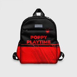 Детский рюкзак Poppy Playtime - red gradient посередине, цвет: 3D-принт