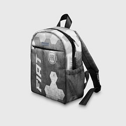 Детский рюкзак Fiat - grey gradient вертикально, цвет: 3D-принт — фото 2