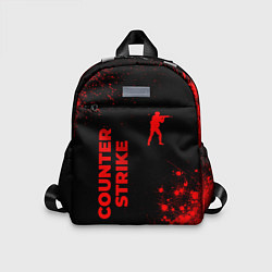 Детский рюкзак Counter Strike - red gradient вертикально