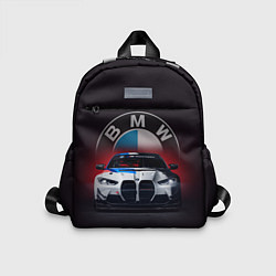 Детский рюкзак BMW на красном фоне