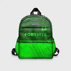 Детский рюкзак Fortnite - green gradient посередине, цвет: 3D-принт