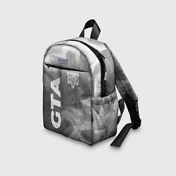 Детский рюкзак GTA - grey gradient вертикально, цвет: 3D-принт — фото 2
