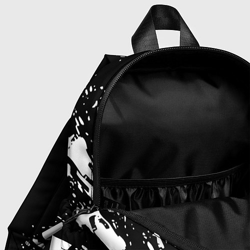Детский рюкзак Monster energy white splash / 3D-принт – фото 4