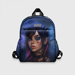 Детский рюкзак Девушка неформалка cosmic hell goth