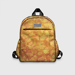 Детский рюкзак Абстракция - orange camouflage, цвет: 3D-принт