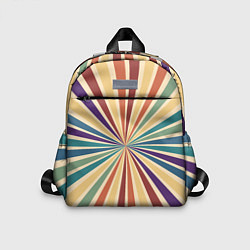 Детский рюкзак Ретро спираль, цвет: 3D-принт