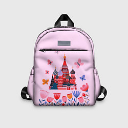 Детский рюкзак Москва - собор, цвет: 3D-принт