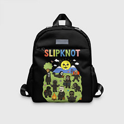 Детский рюкзак Slipknot, мультяшный стиль, цвет: 3D-принт