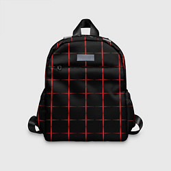 Детский рюкзак Color black red crosses