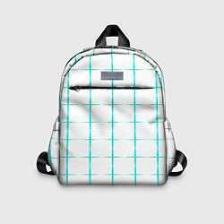 Детский рюкзак Color white light blue crosses