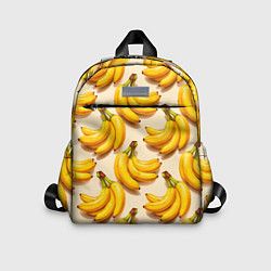 Детский рюкзак Банановые связки паттерн, цвет: 3D-принт