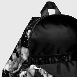 Детский рюкзак Doom краски всплеск белые, цвет: 3D-принт — фото 2