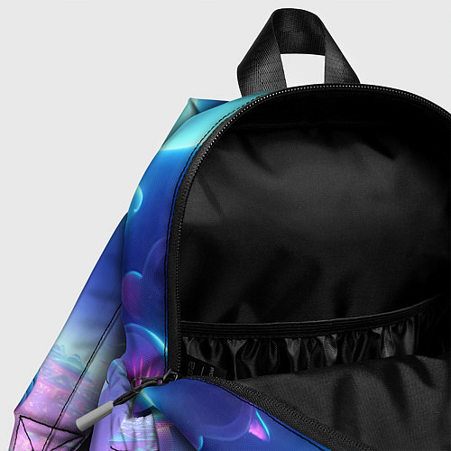 Детский рюкзак Bender bending robot on the amazing neon mushroom / 3D-принт – фото 4