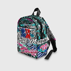 Детский рюкзак NBA надписи текстура, цвет: 3D-принт — фото 2