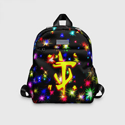 Детский рюкзак Doom новогодние искры, цвет: 3D-принт