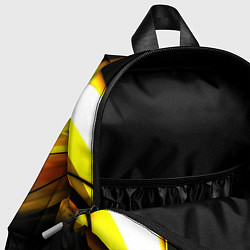 Детский рюкзак Doom геометрия из полос, цвет: 3D-принт — фото 2