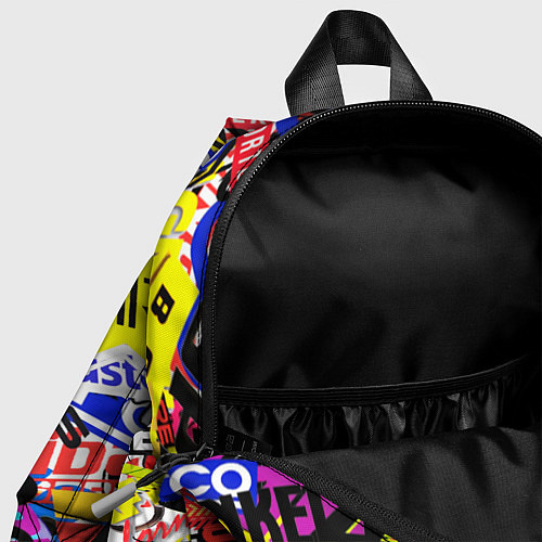 Детский рюкзак Monster energy бренды стикеры / 3D-принт – фото 4