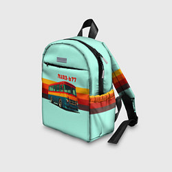 Детский рюкзак Ретро автобус ЛИАЗ-677 поп-арт, цвет: 3D-принт — фото 2