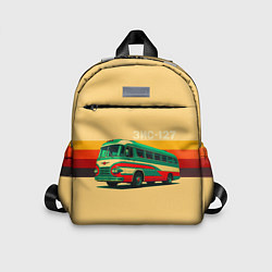Детский рюкзак Ретро автобус ЗИС-127 поп-арт, цвет: 3D-принт