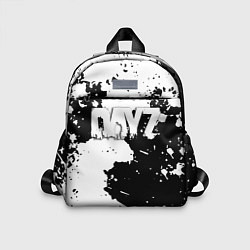 Детский рюкзак Dayz Брызги красок черно белый, цвет: 3D-принт